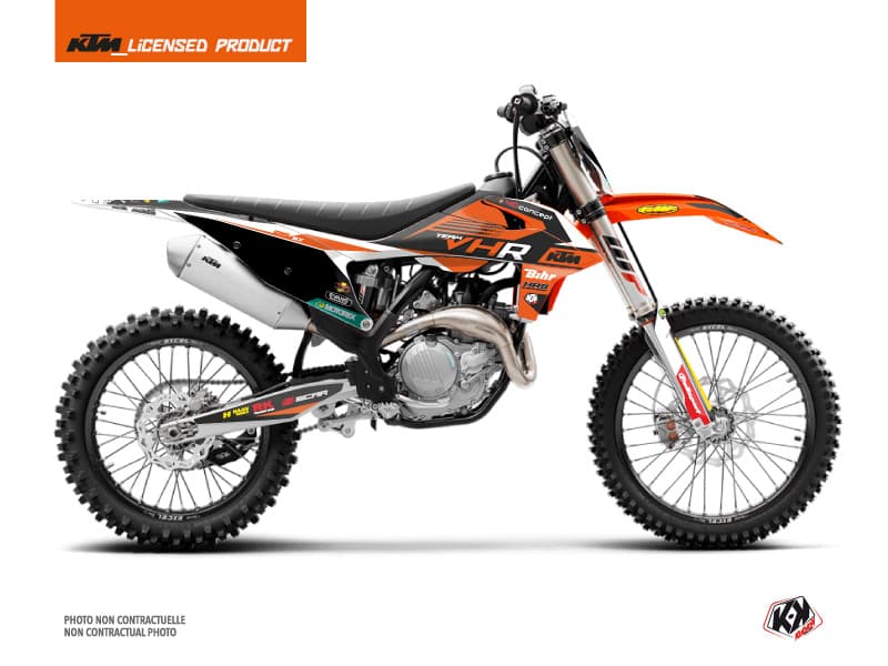 deko-set moto-cross replica tixier team vhr 2018-2019 ktm 125 sx
