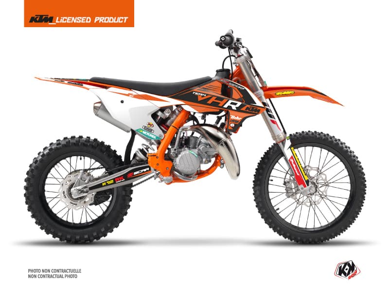 deko-set moto-cross replica tixier team vhr 2018-2019 ktm 85 sx