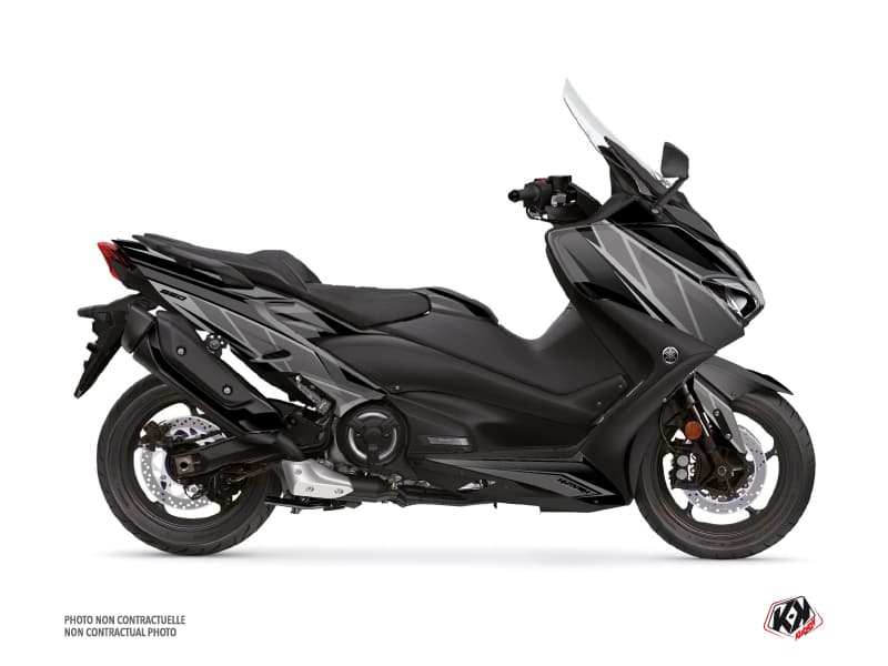 deko-set maxi-scooter yamaha tmax 560 replica schwarz-grau