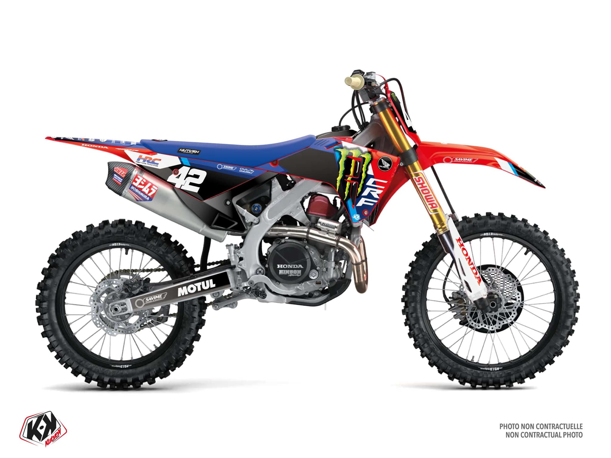 Kit graphique Motocross HONDA CRF 250 R REPLICA VAN BEVEREN