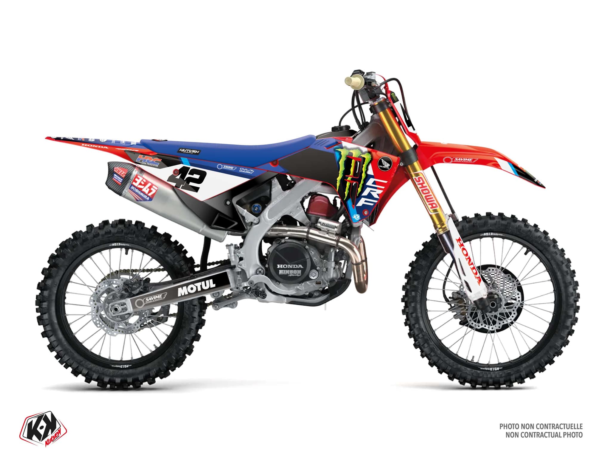 Honda CRF 450 R Dirt Bike Replica Van Beveren K25 Graphic Kit