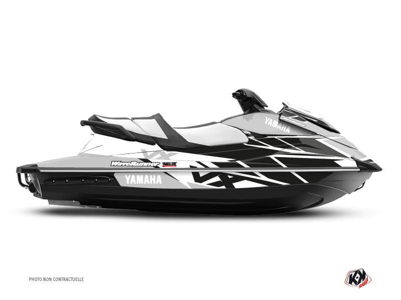 kit graphique jet-ski replica yamaha vx blanc noir