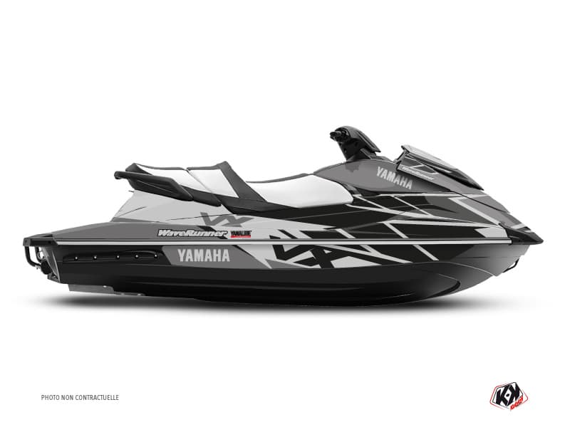 kit graphique jet-ski replica yamaha vx noir gris
