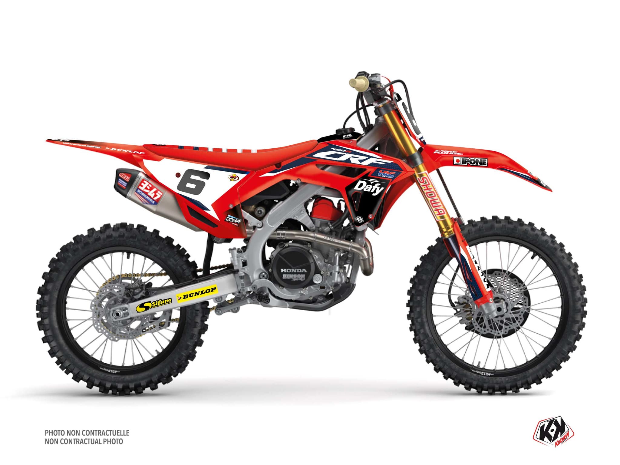 kit graphique motocross honda crf 450 r replica wonder bike k24