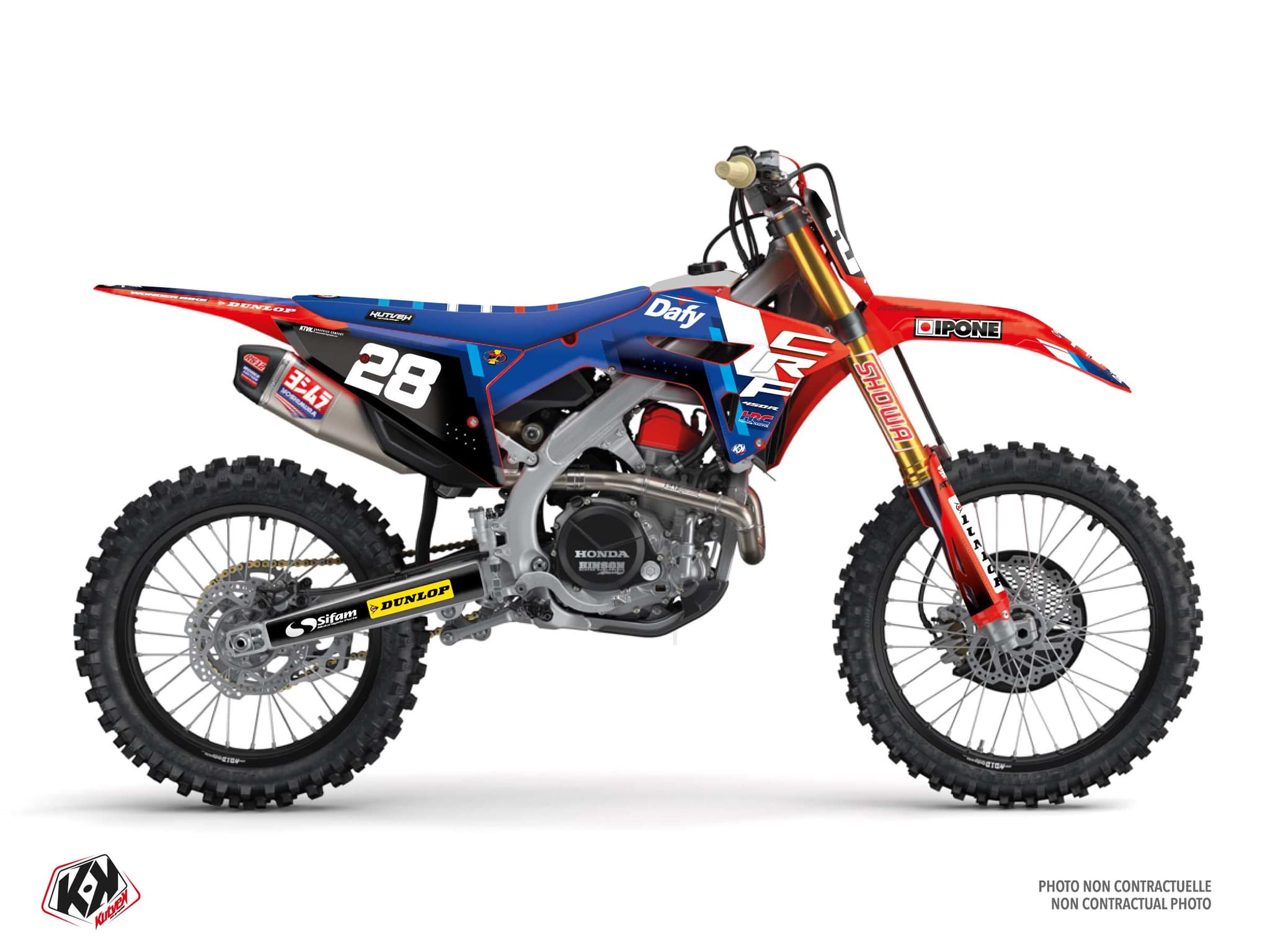 Kit graphique Motocross HONDA CRF 250 R REPLICA WONDER BIKE
