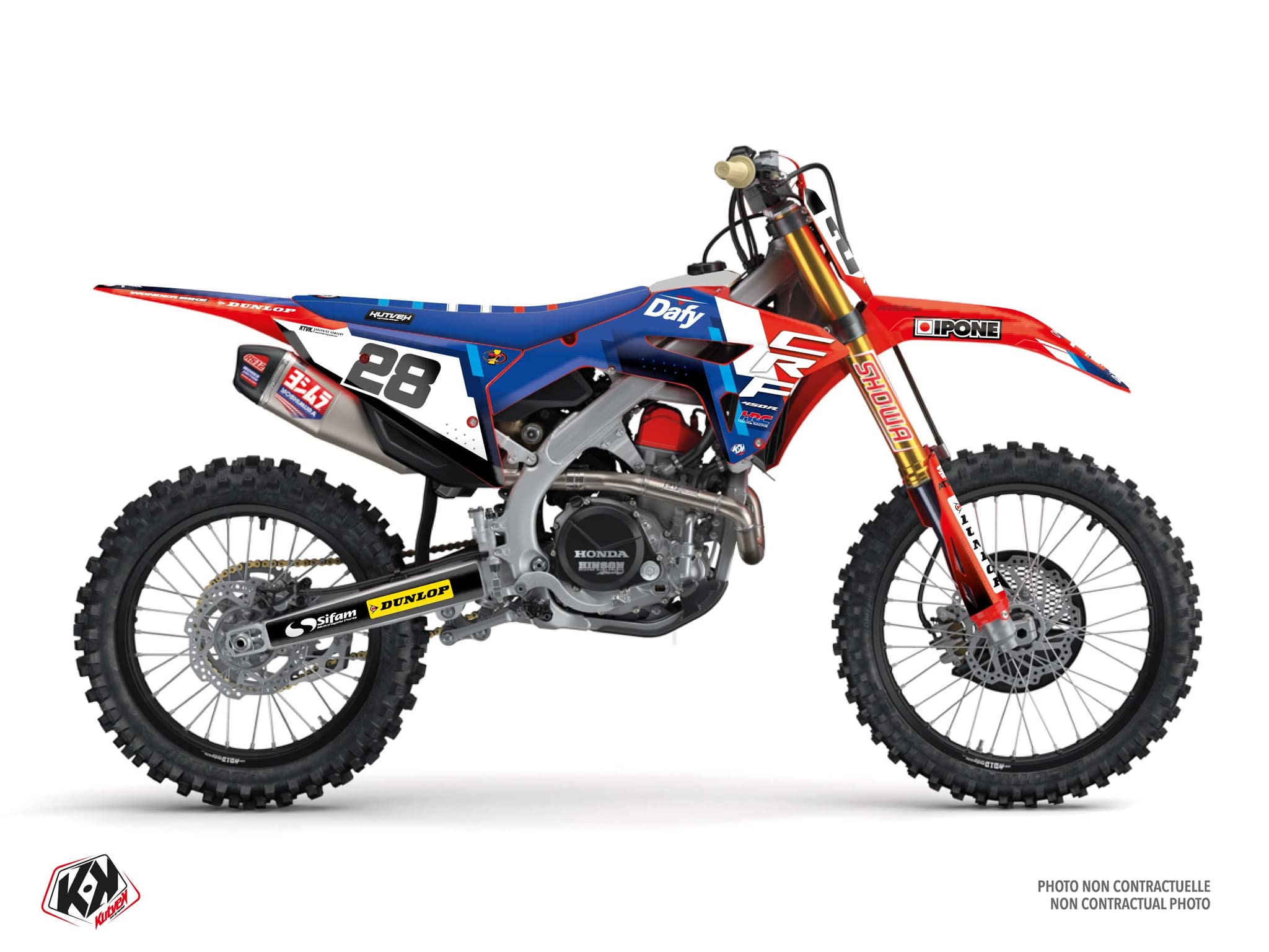 Graphic Kit Dirt Bike Honda CRF 450 R Replica Wonder Bike Sand K24
