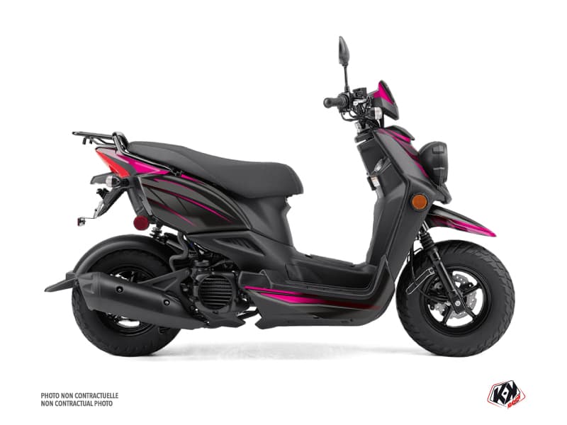 Yamaha BWS 50 - ZUMA 50F Scooter Replica Graphic Kit Black Pink | Yamaha | Kutvek