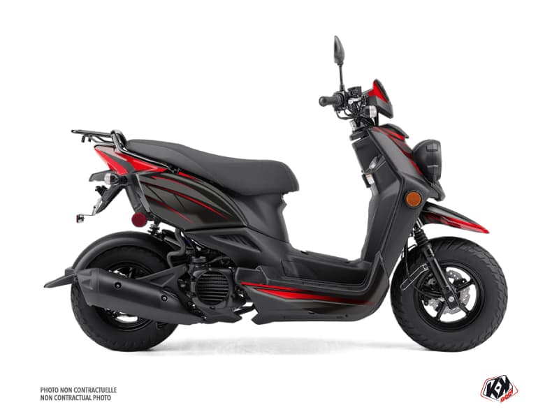 Yamaha BWS 50 - ZUMA 50F Scooter Replica Graphic Kit Black Red | Yamaha | Kutvek