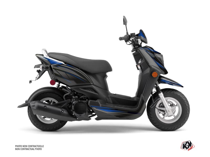 Kit graphique Scooter Replica Yamaha ZUMA 50FX Noir Bleu