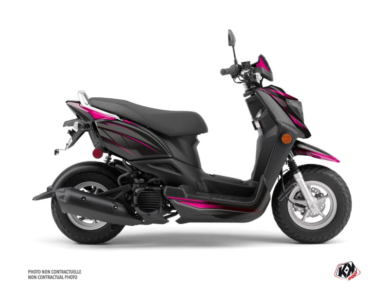 Kit graphique Scooter Replica Yamaha ZUMA 50FX Noir Rose