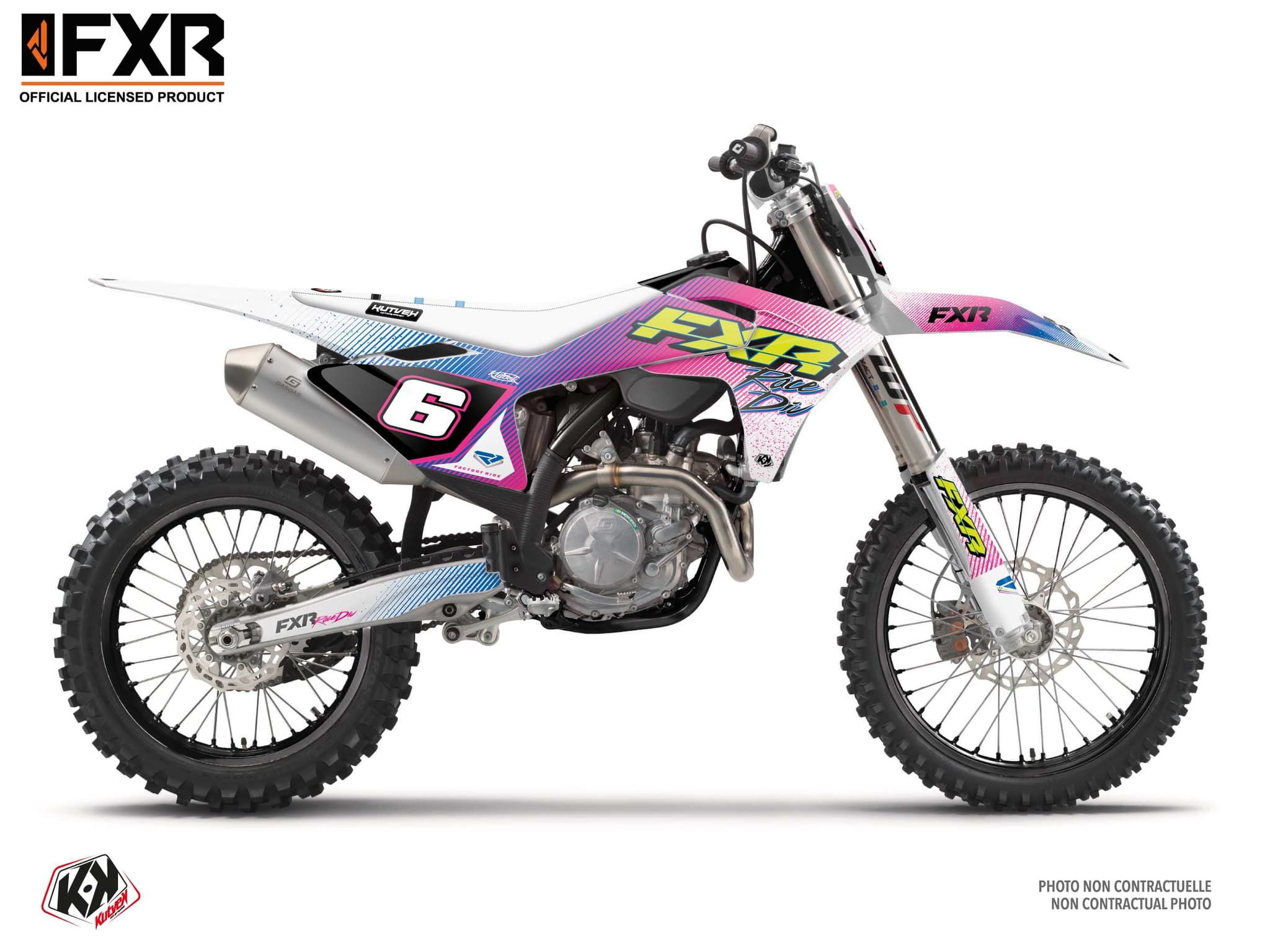 kit graphique motocross gasgas mc 125 fxr retro | GASGAS | Kutvek