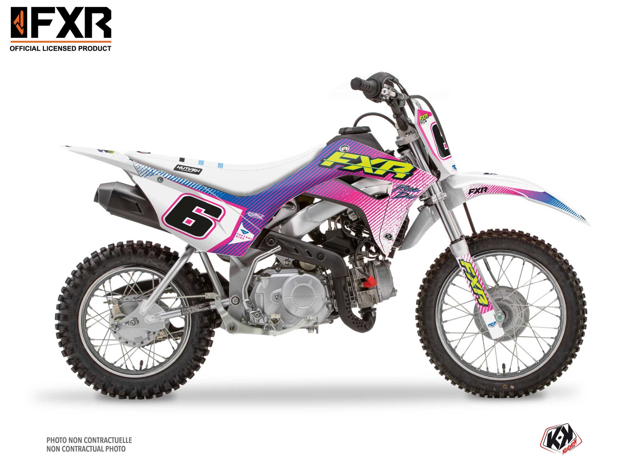 kit graphique motocross honda crf 110 f fxr retro