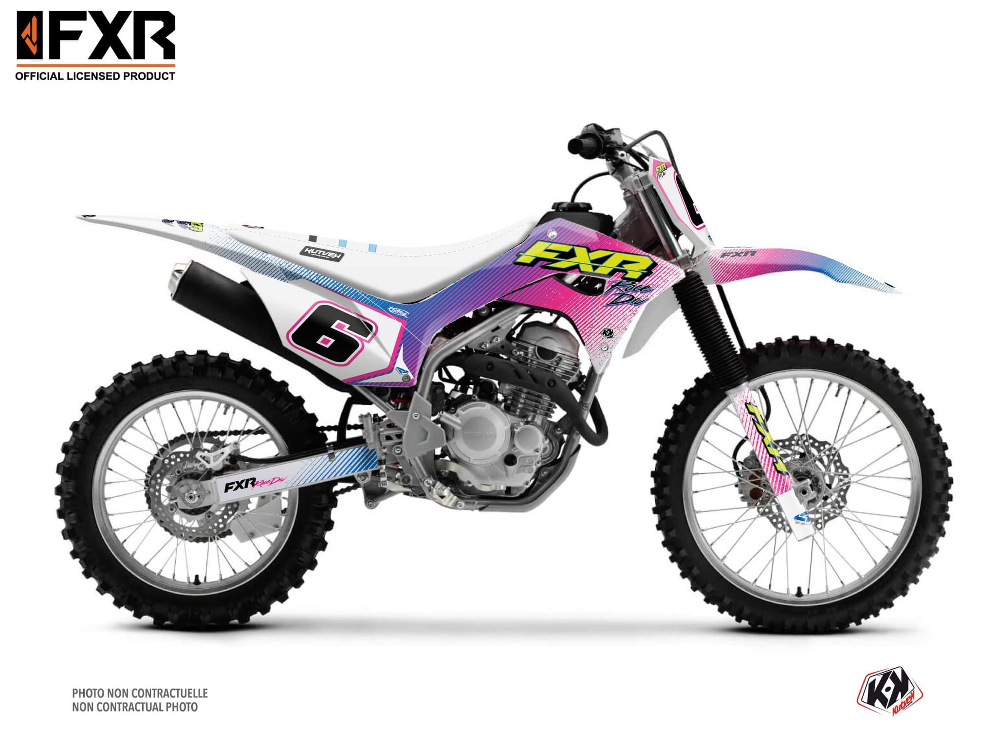 kit graphique motocross honda crf 250 f fxr retro