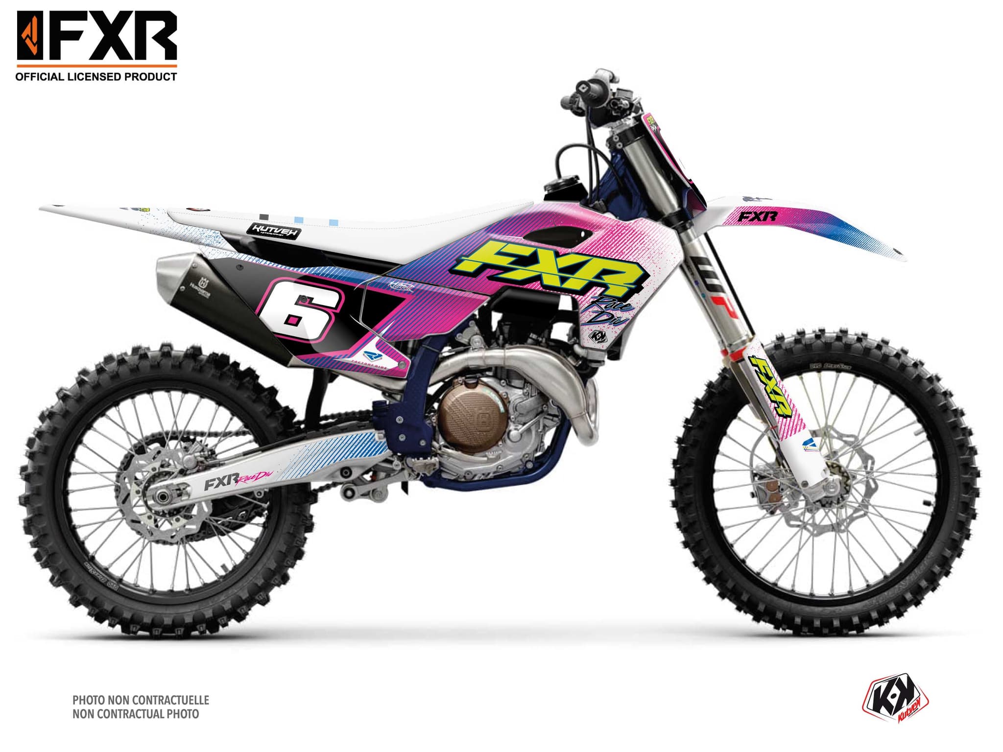 Husqvarna FC 250 FXR Retro Dirt Bike Graphic Kit
