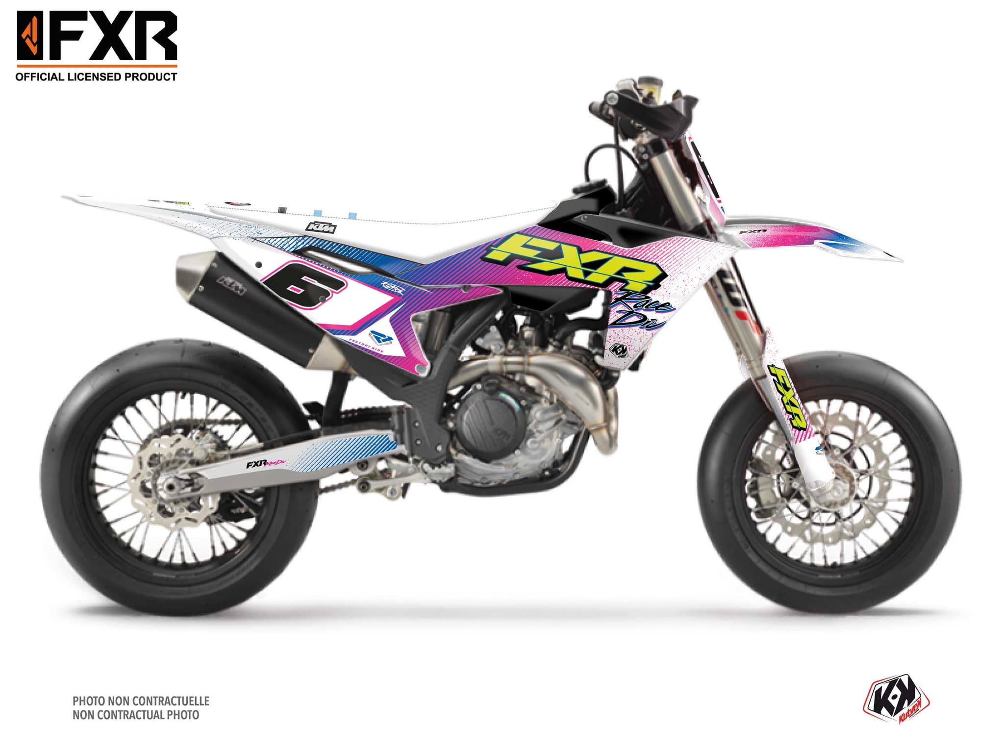 kit graphique motocross ktm smr 450 fxr retro