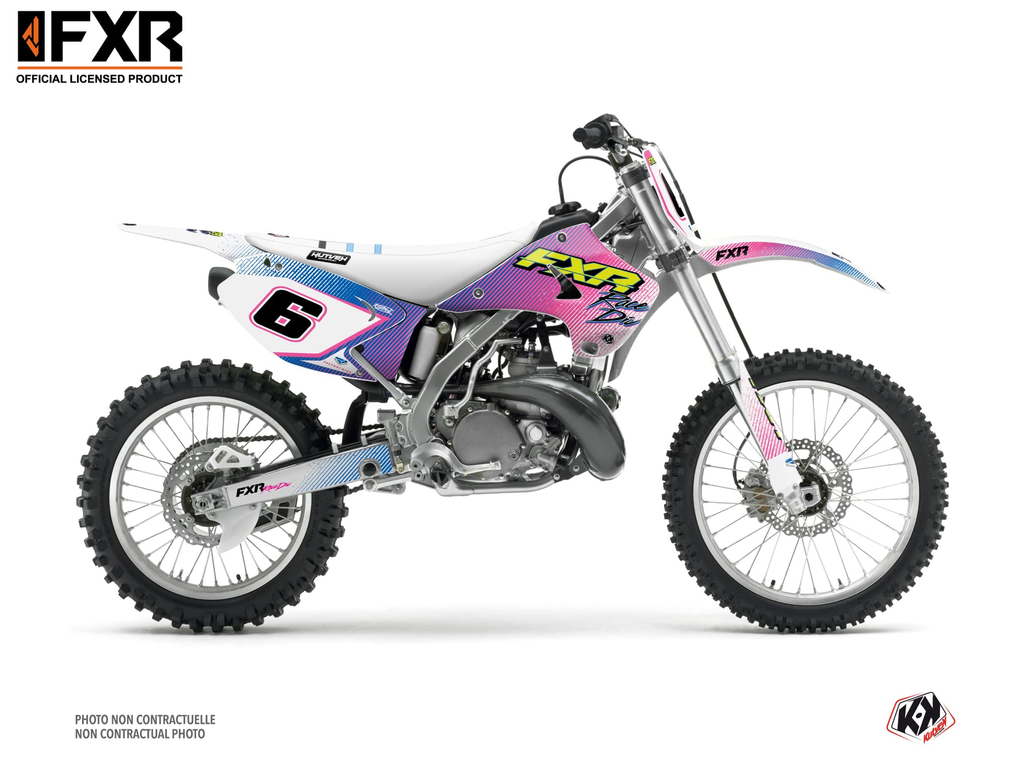 kit graphique motocross kawasaki kx 250 fxr retro | Kawasaki | Kutvek