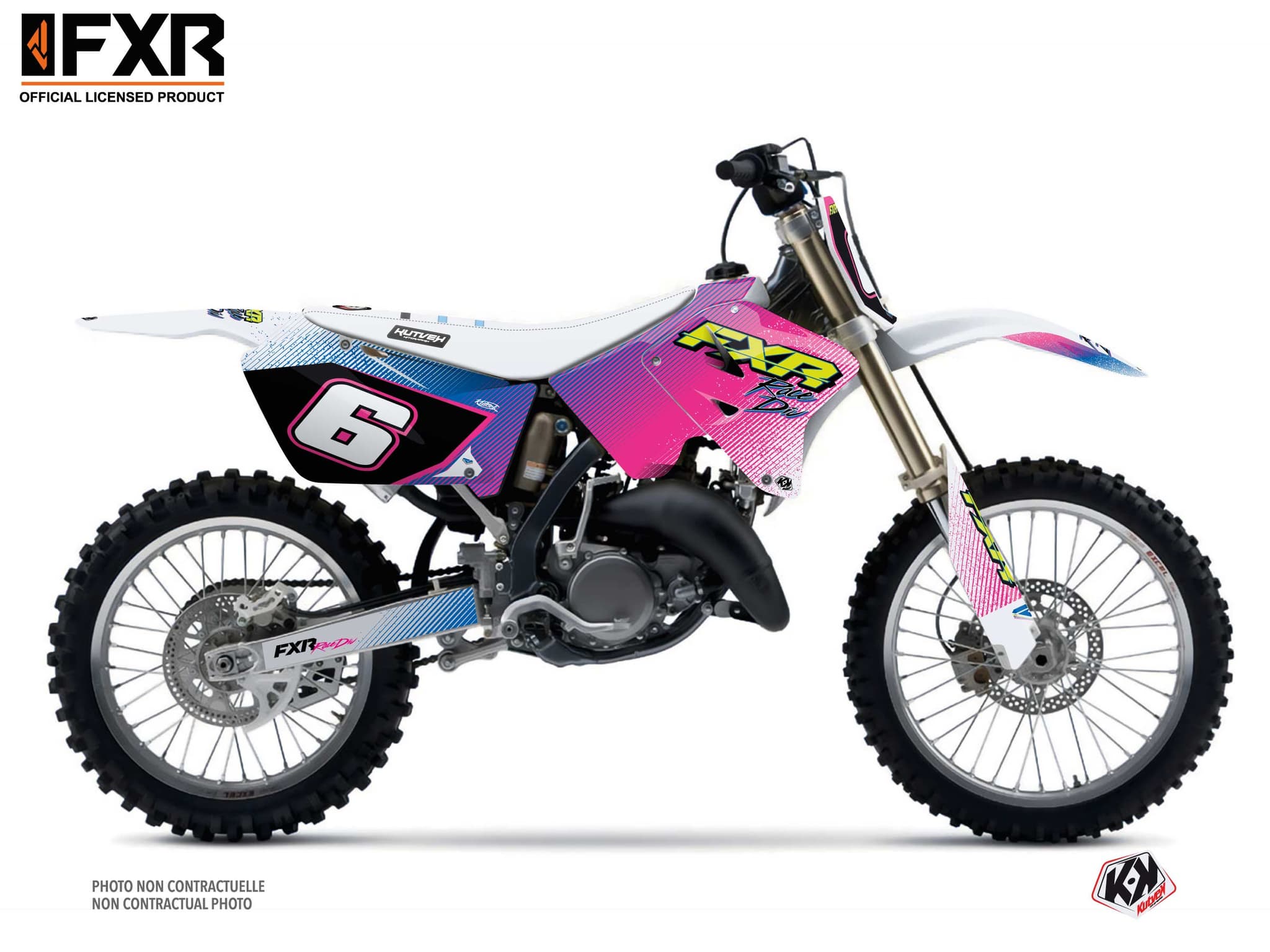 Graphic Kit Dirt Bike Suzuki RM 125 FXR Retro
