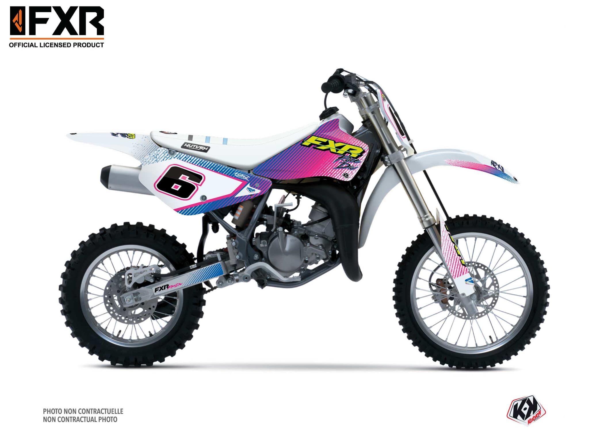 kit graphique motocross suzuki rm 85 fxr retro
