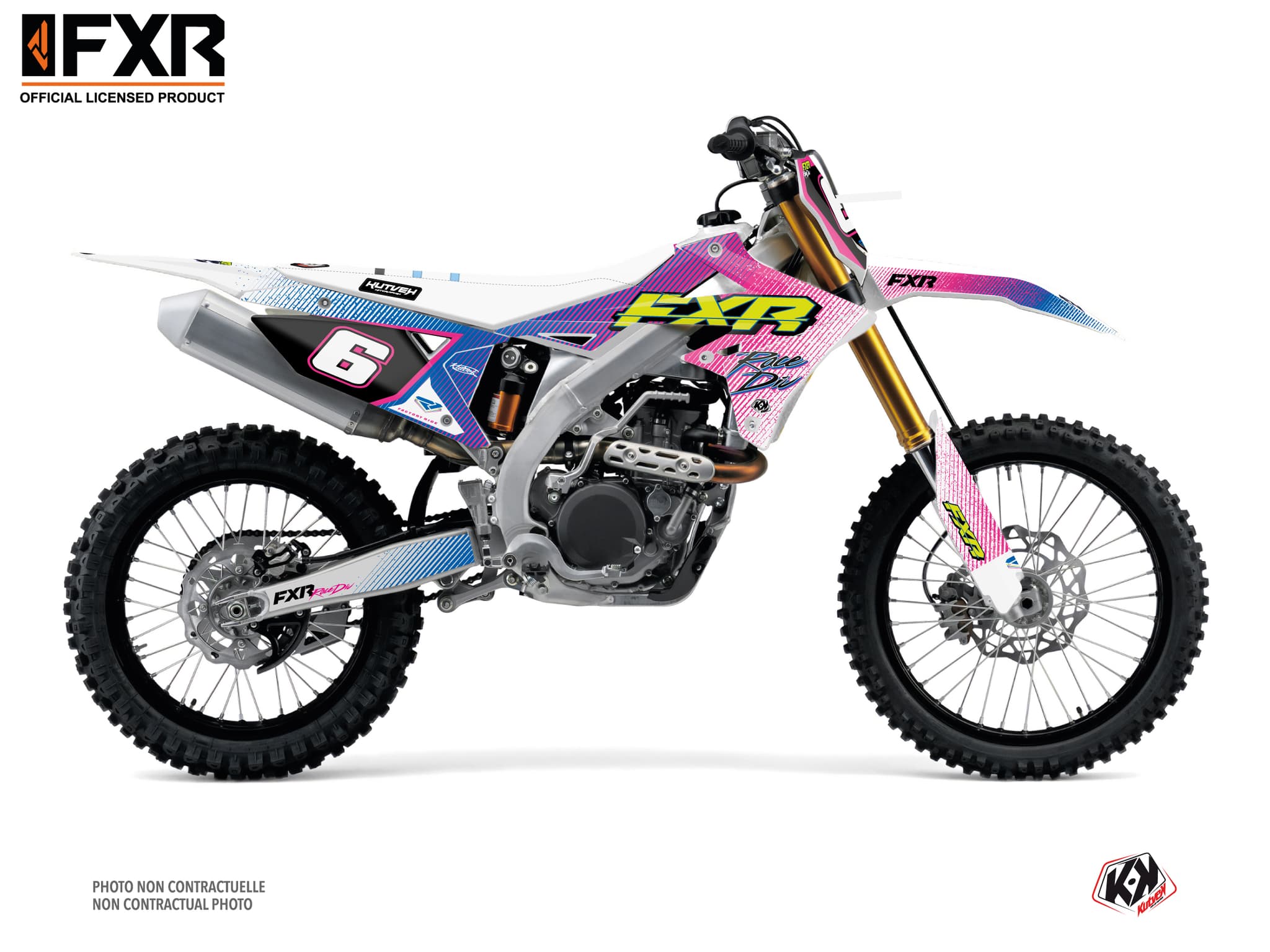 kit graphique motocross suzuki rm-z 250 fxr retro
