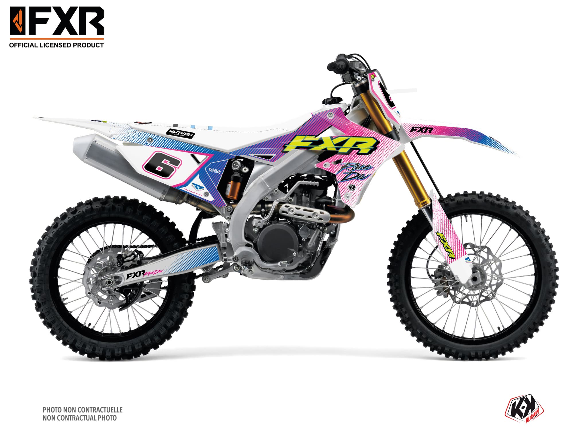 kit graphique motocross suzuki rm-z 450 fxr retro