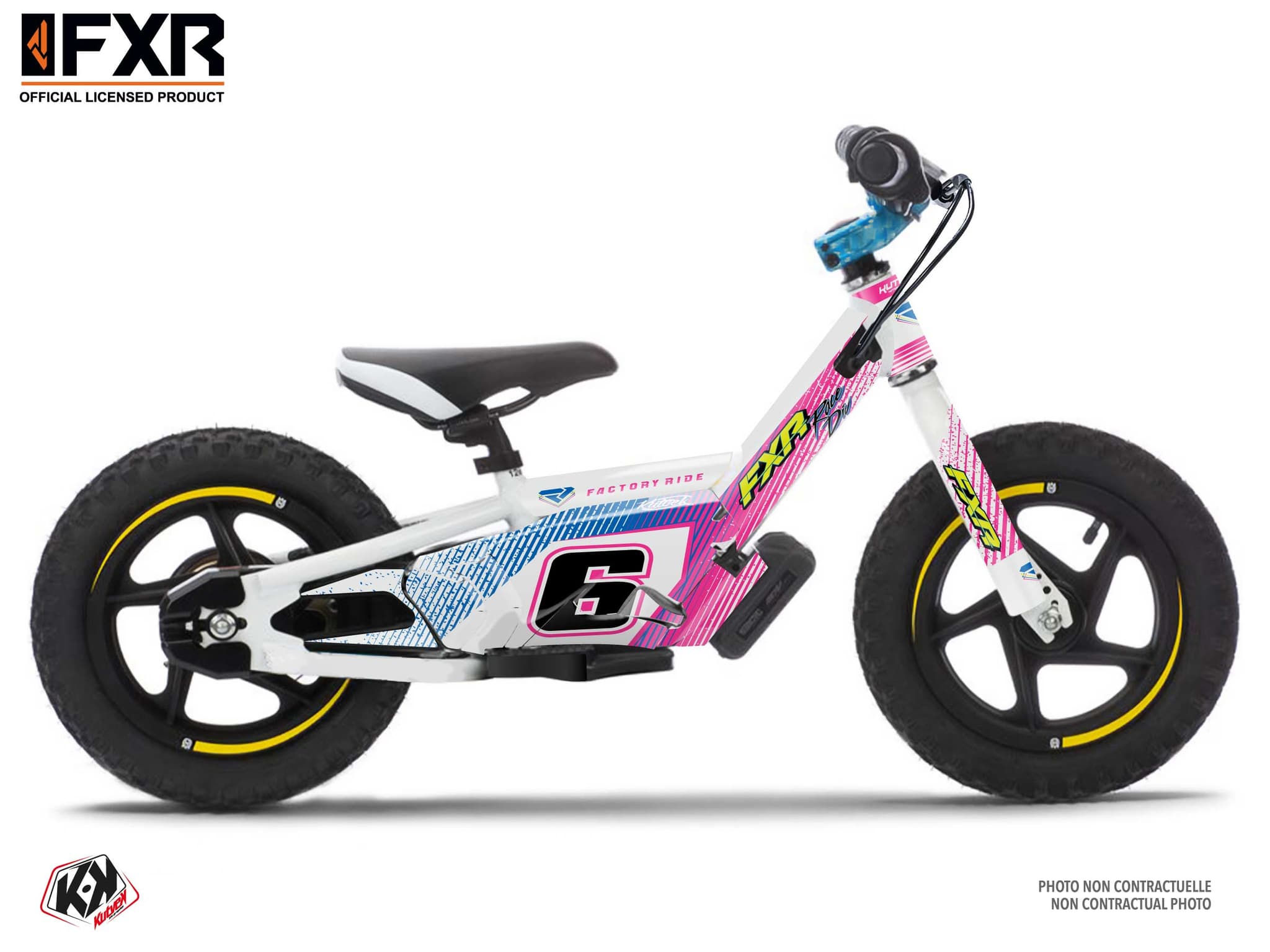 Balance Bike STACYC eDRIVE 12 FXR RETRO Pink graphic kit