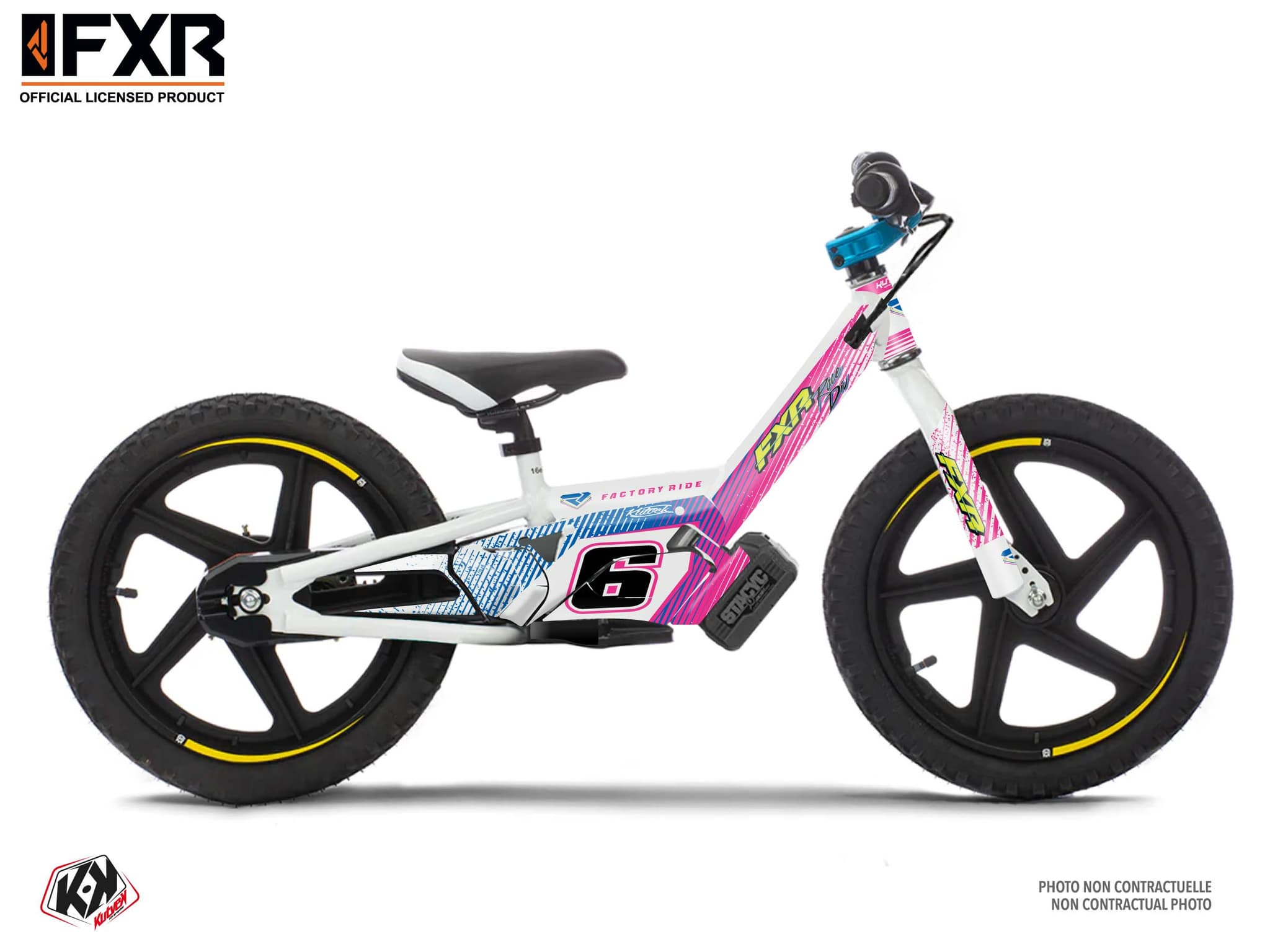 Graphic Kit Balance Bike Stacyc EDrive 16 FXR Retro Pink