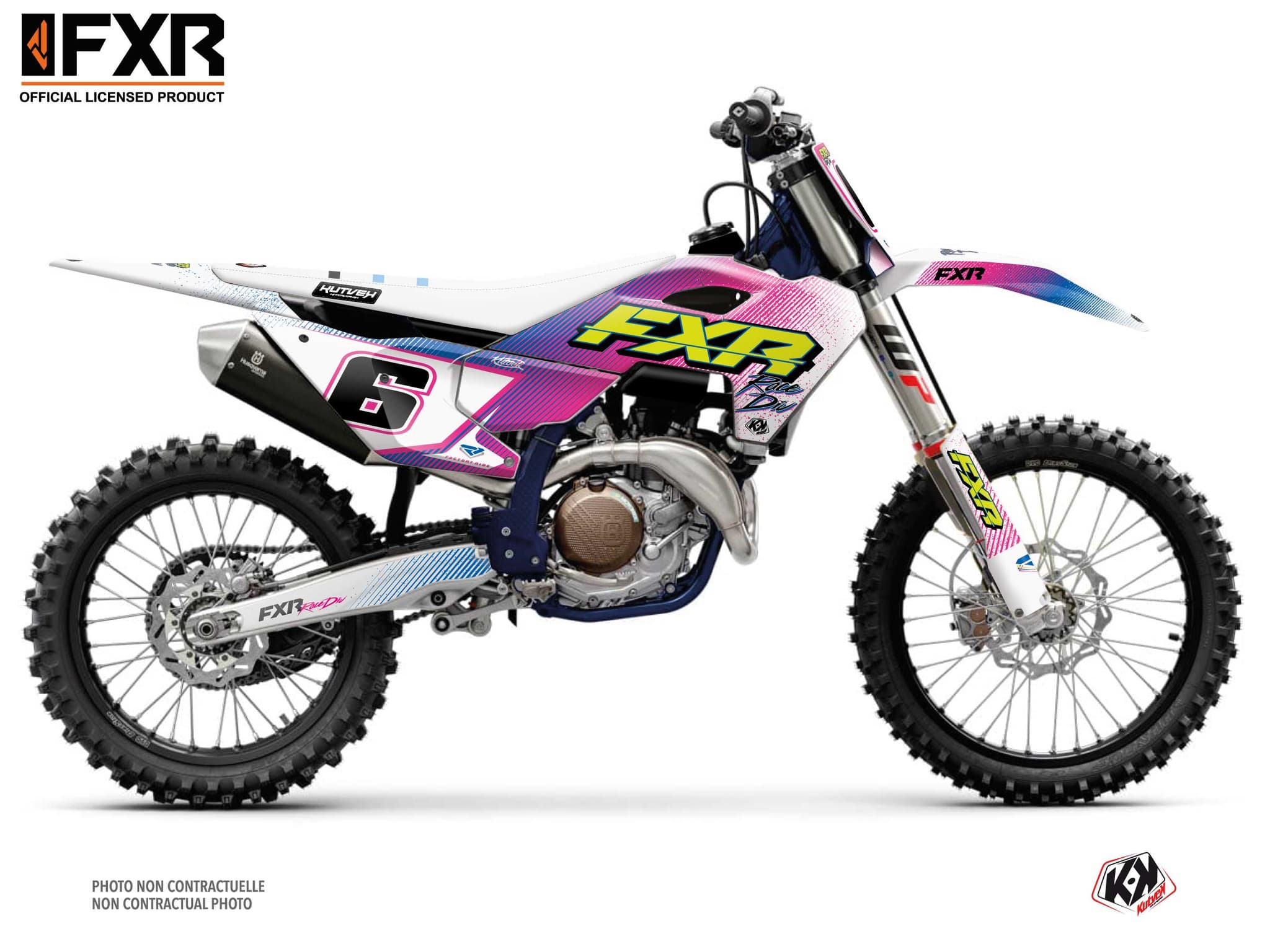 kit graphique motocross husqvarna tc 250 fxr retro