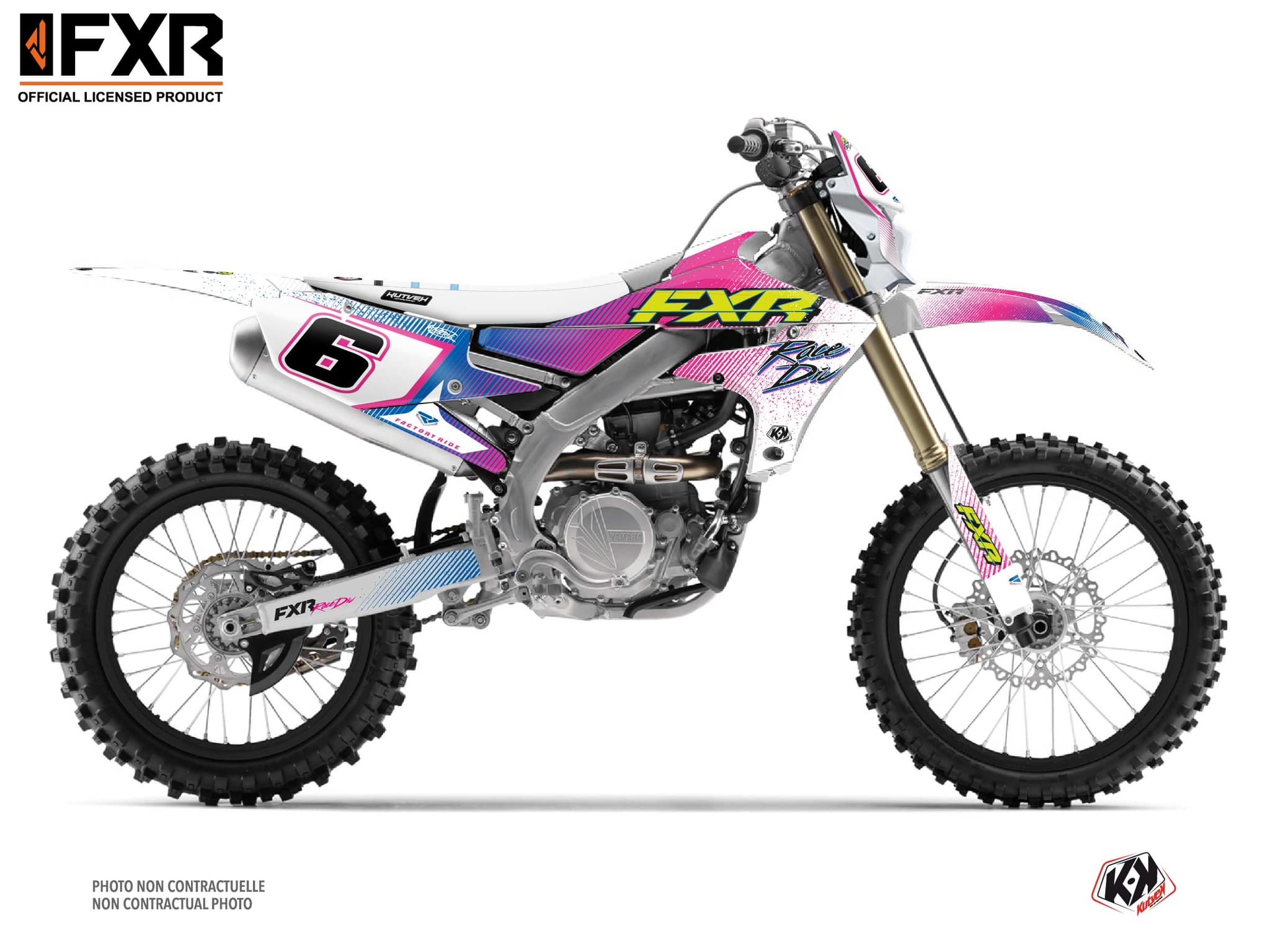 dirt bike yamaha wr 450 f fxr retro graphic kit | WR | Kutvek