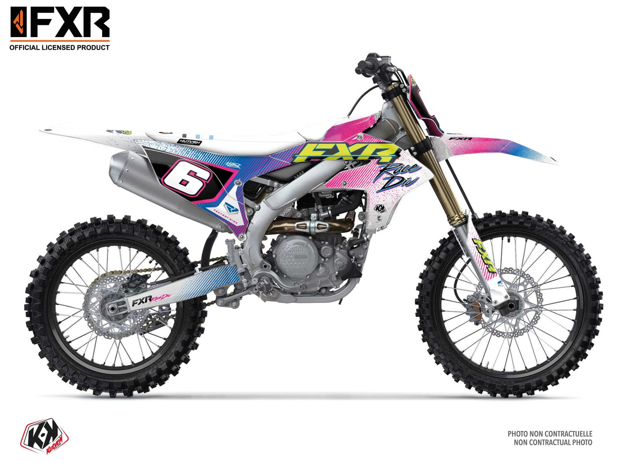 dirt bike yamaha yz 250 f fxr retro graphic kit | 250 YZF | Kutvek