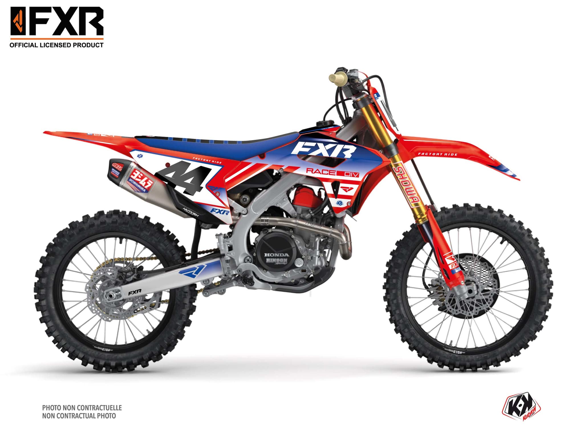 kit graphique motocross honda crf 450 r fxr revo rouge | Honda | Kutvek