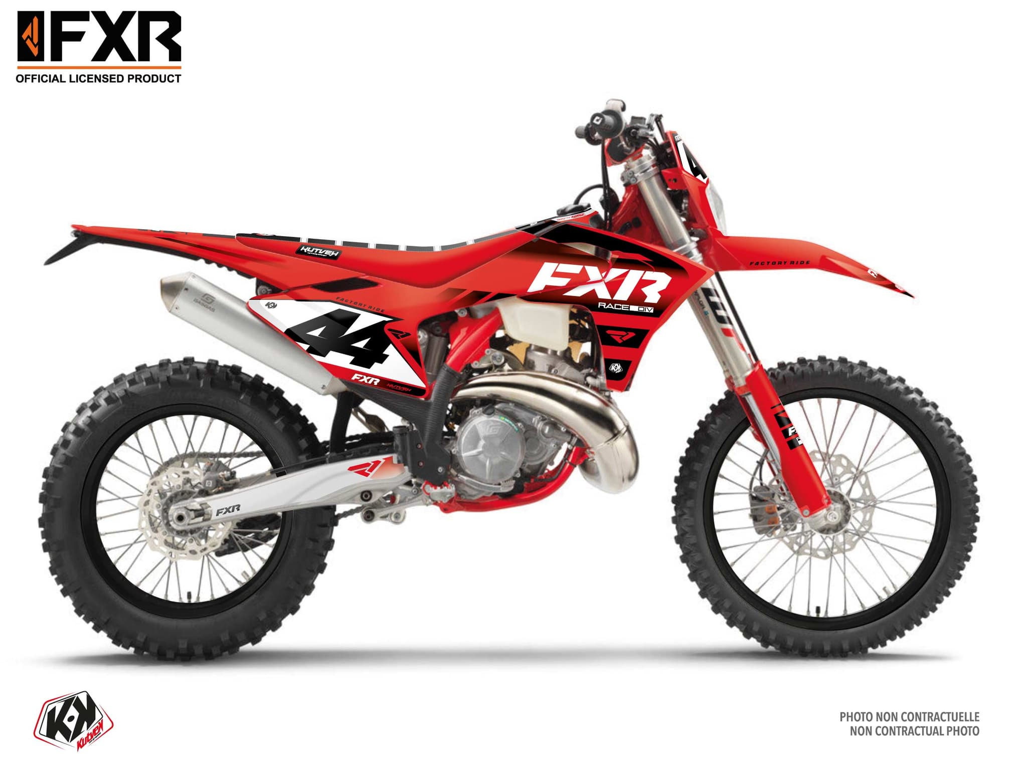 deko-set moto-cross gasgas ecf fxr revo rot