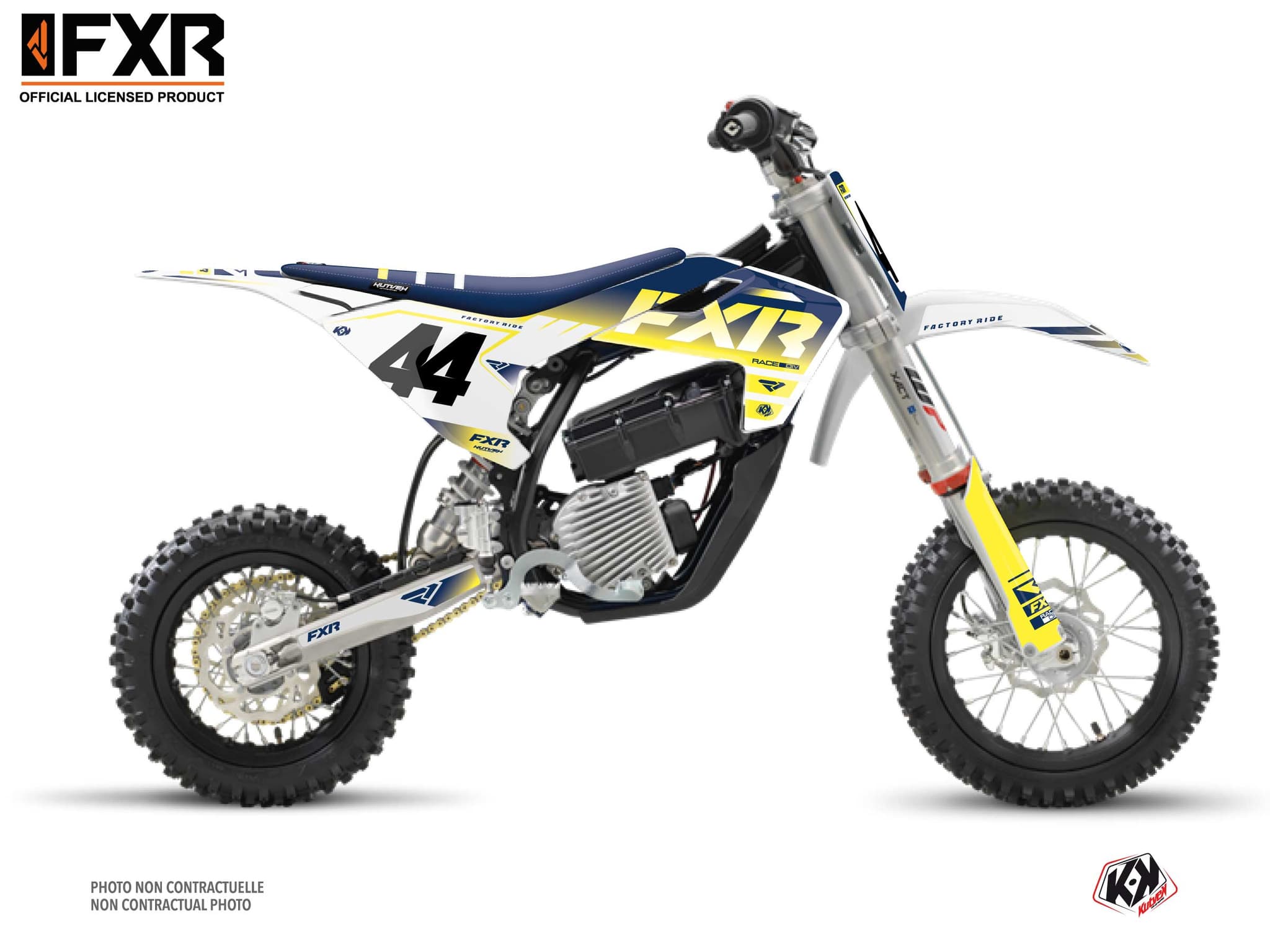 dirt bike husqvarna e e5 fxr revo white graphic kit