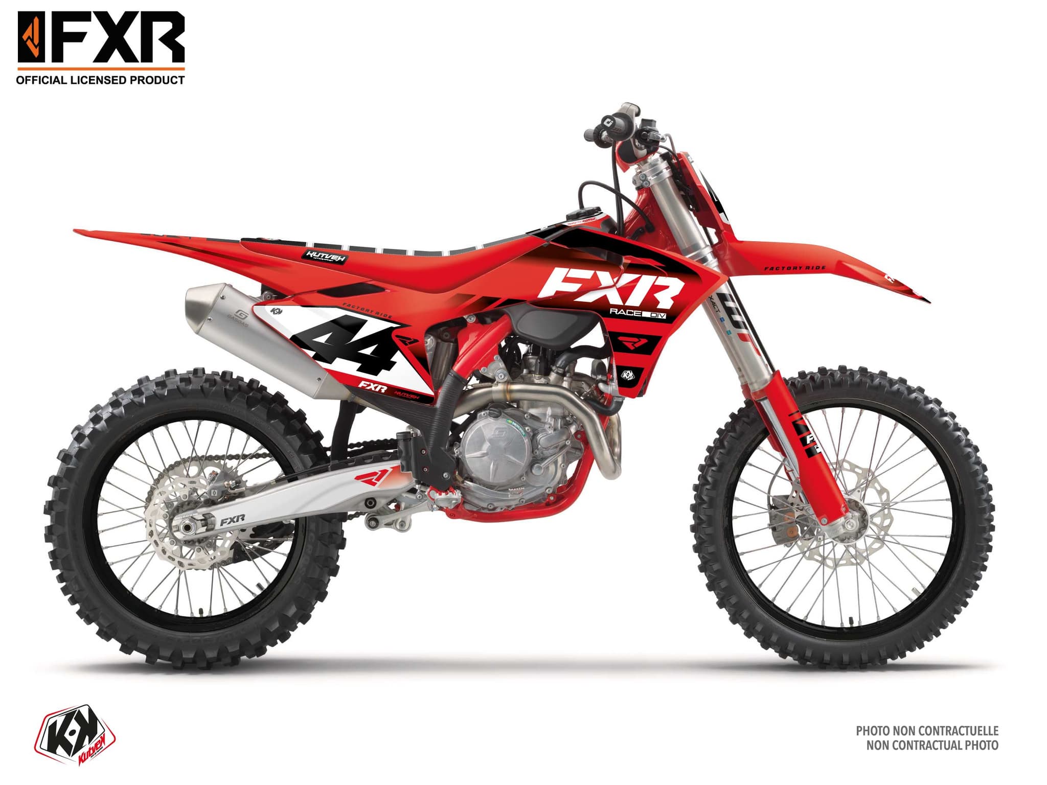 deko-set moto-cross gasgas ex 350 f fxr revo rot