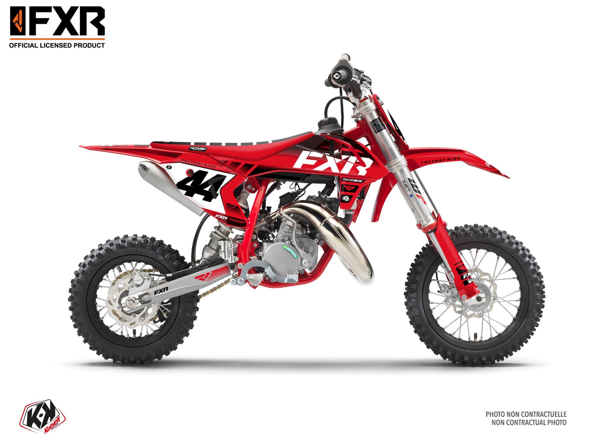 deko-set moto-cross gasgas mc 50 fxr revo rot