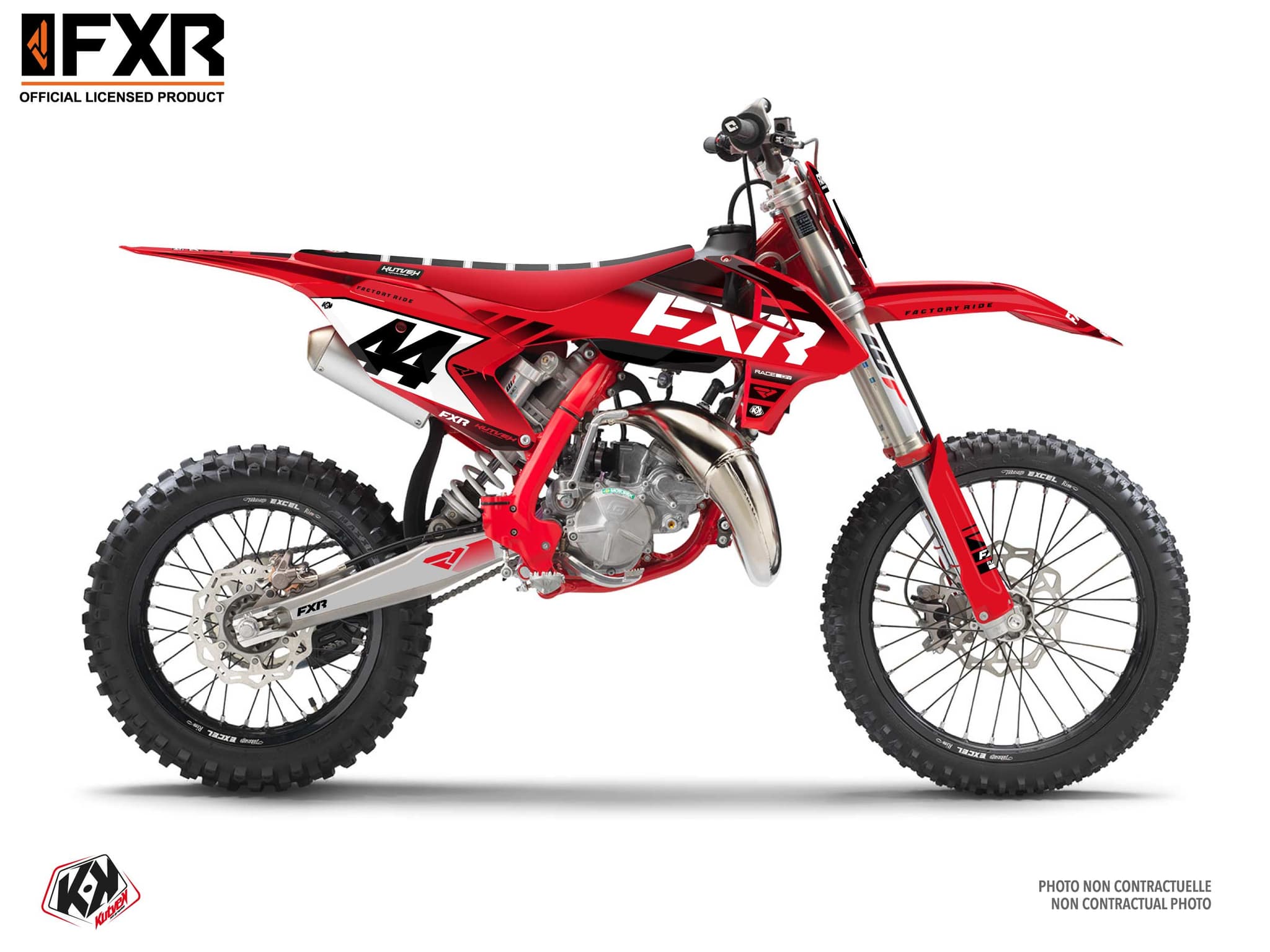 deko-set moto-cross gasgas mc 85 fxr revo rot