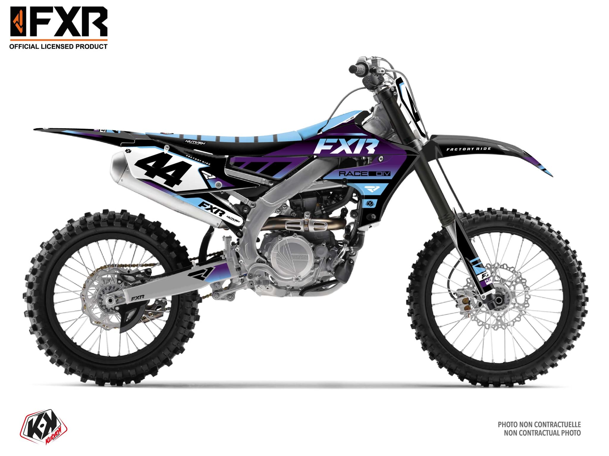 Yamaha YZ 450 F FXR Revo Purple Dirt Bike Graphic Kit