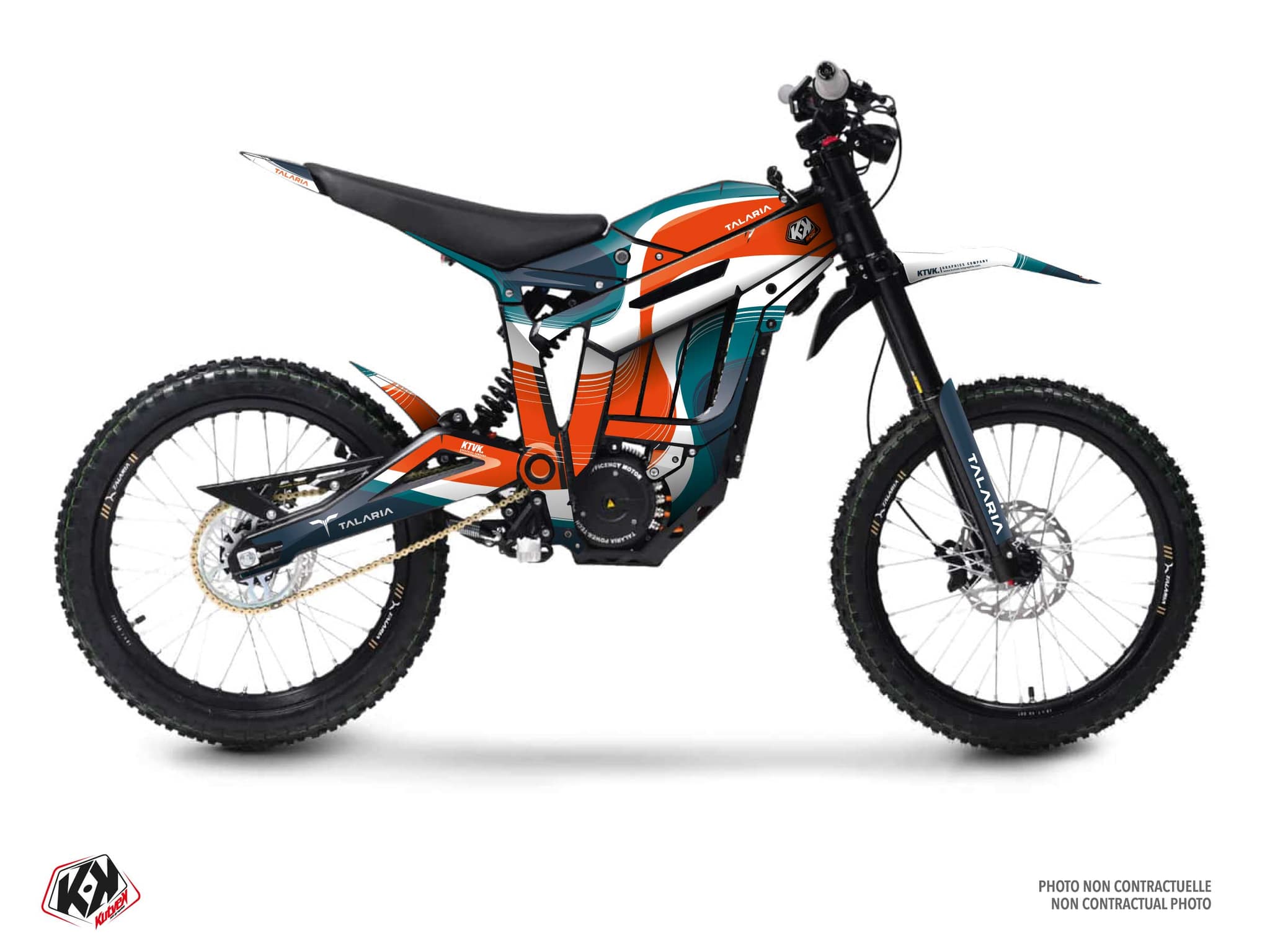 Dirt Bike Graphic Kit Talaria Sting Ribbon Turquoise