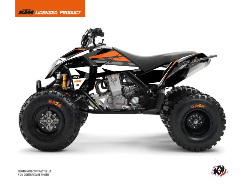 Kit graphique Quad Rift KTM 450-525 SX Noir Orange