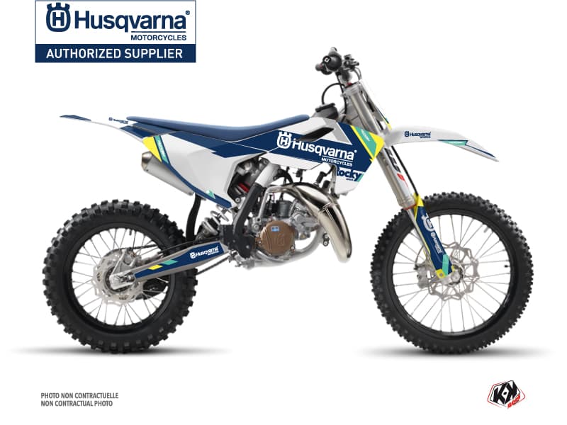 deko-set moto-cross rocky husqvarna tc 85 blau