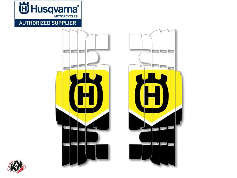 kit graphique grilles de radiateur rocky husqvarna tc-fc 2016-2017 noir