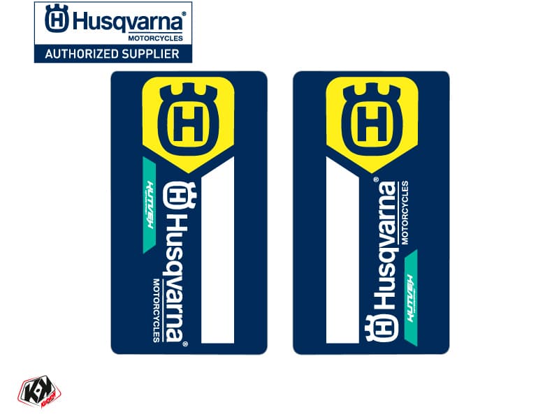 kit graphique stickers de fourche rocky motocross husqvarna tc-fc te-fe bleu | Stickers de fourche | Kutvek