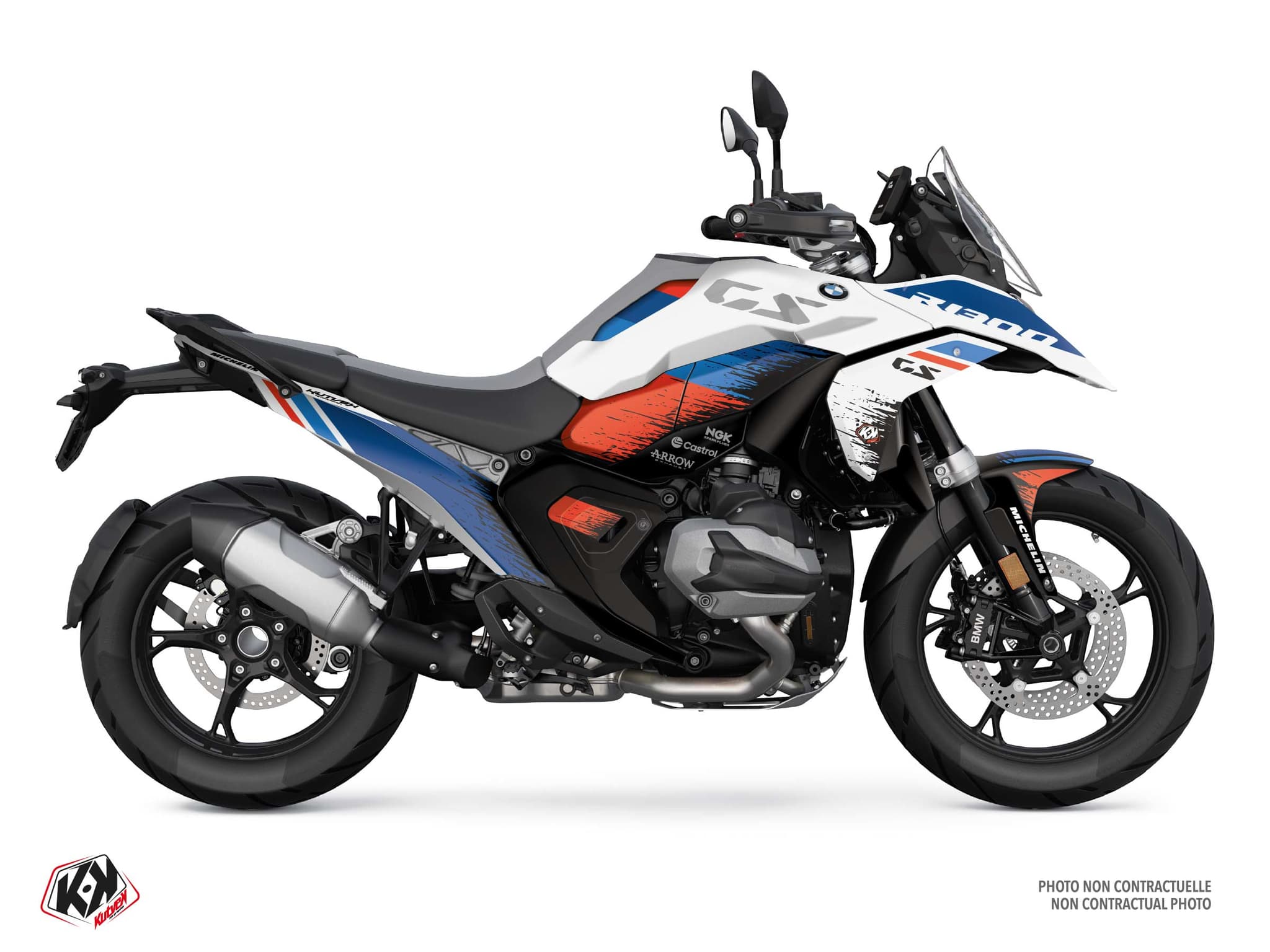 kit graphique moto bmw r 1300 gs schorsch blanc