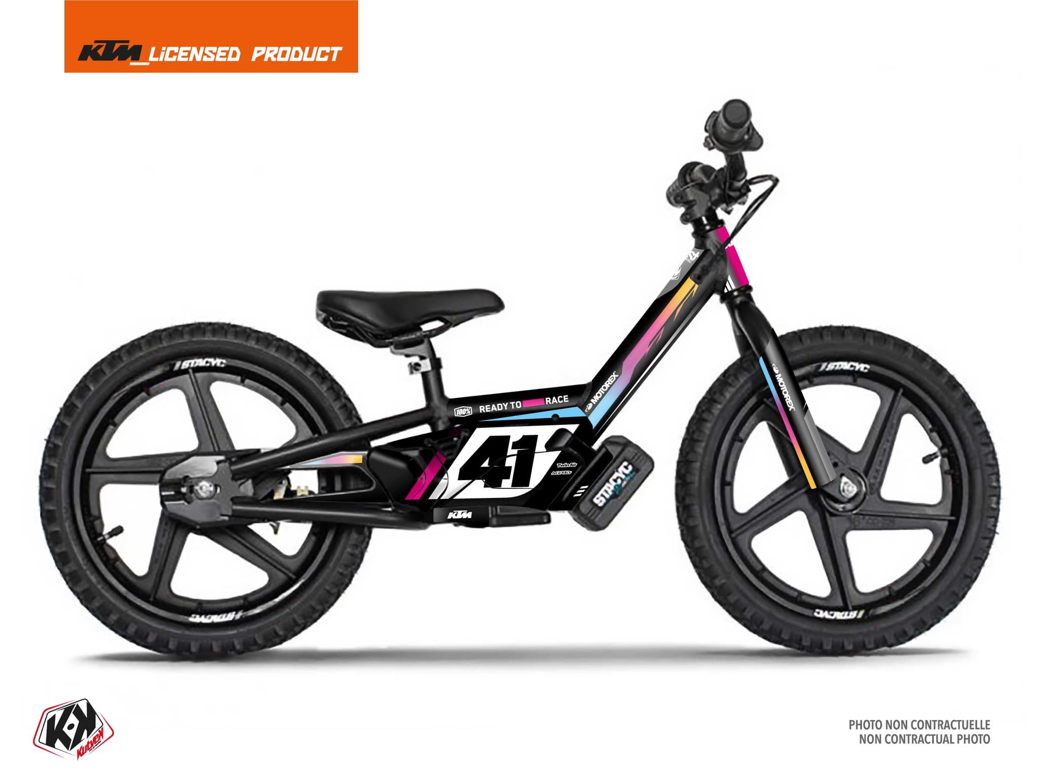 Graphic Kit Balance Bike Stacyc EDrive 16 Score Colors