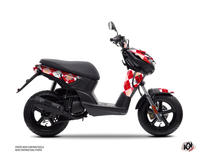 kit graphique scouter mbk stunt scotish rouge