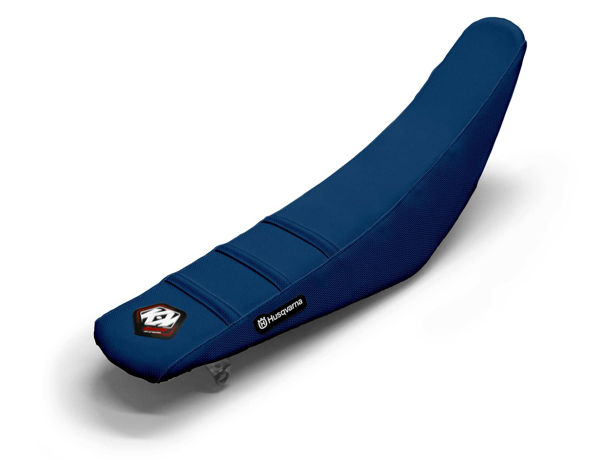 HUSQVARNA Dirt Bike Seat Cover Navy 3 Ribs