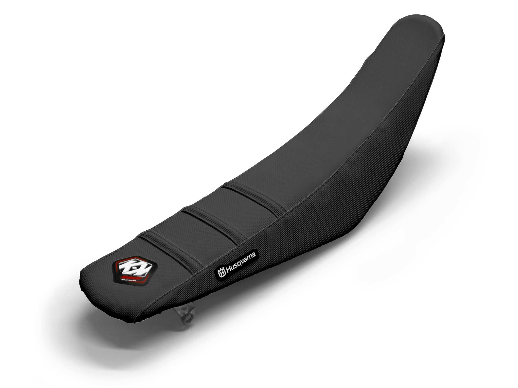 HUSQVARNA Dirt Bike Seat Cover Black 3 Ribs