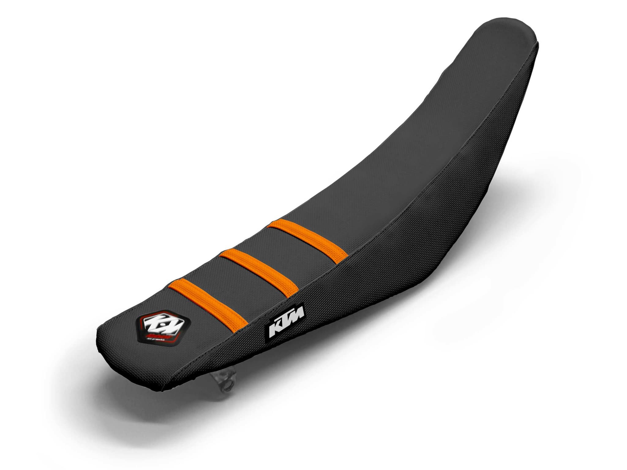 housse de selle motocross ktm noir/orange 3 ribs | KTM | Kutvek