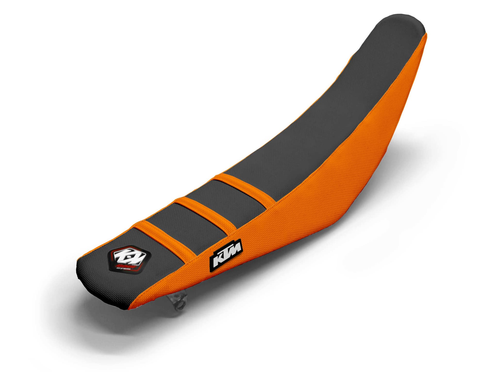 housse de selle motocross ktm noir/orange 3 ribs | KTM | Kutvek