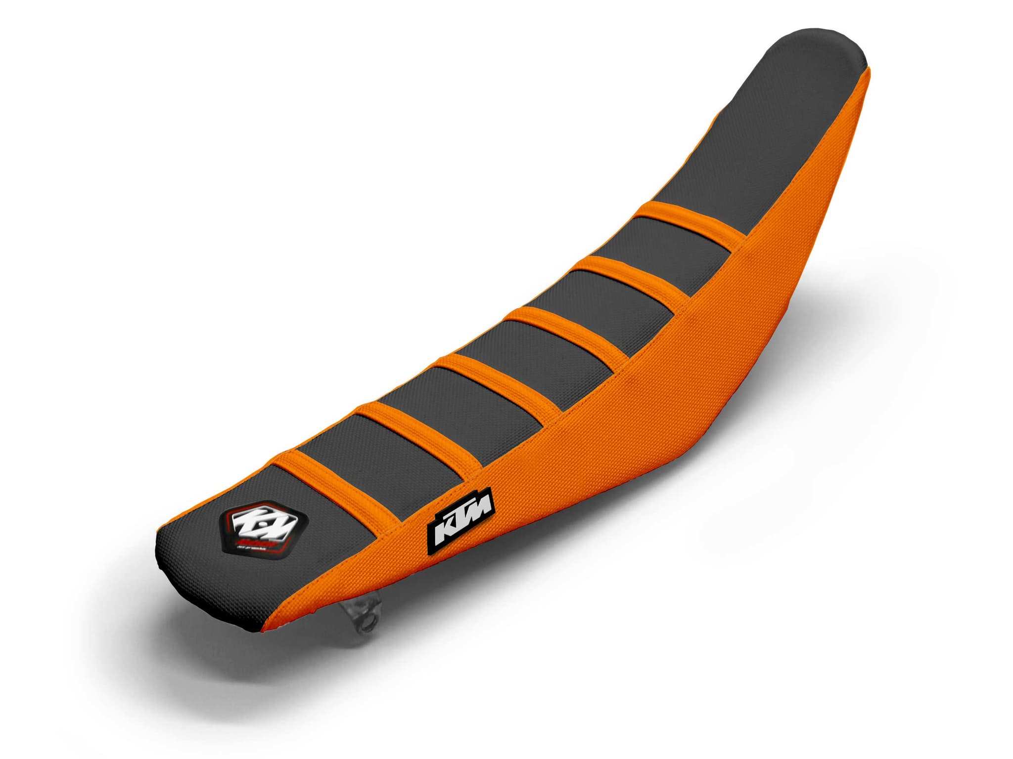 housse de selle motocross ktm noir/orange 6 ribs | KTM | Kutvek