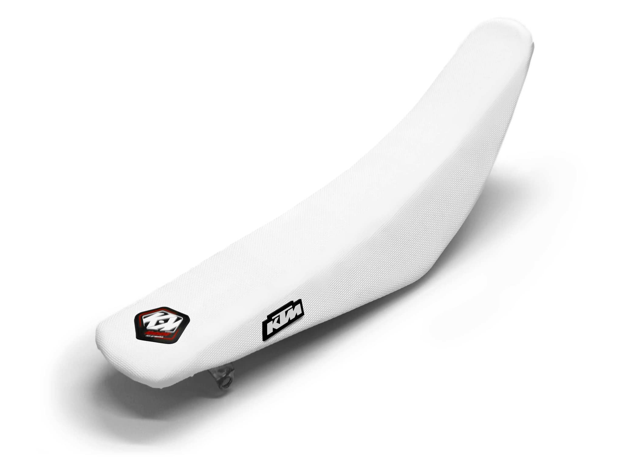 KTM Dirt Bike Seat Cover White